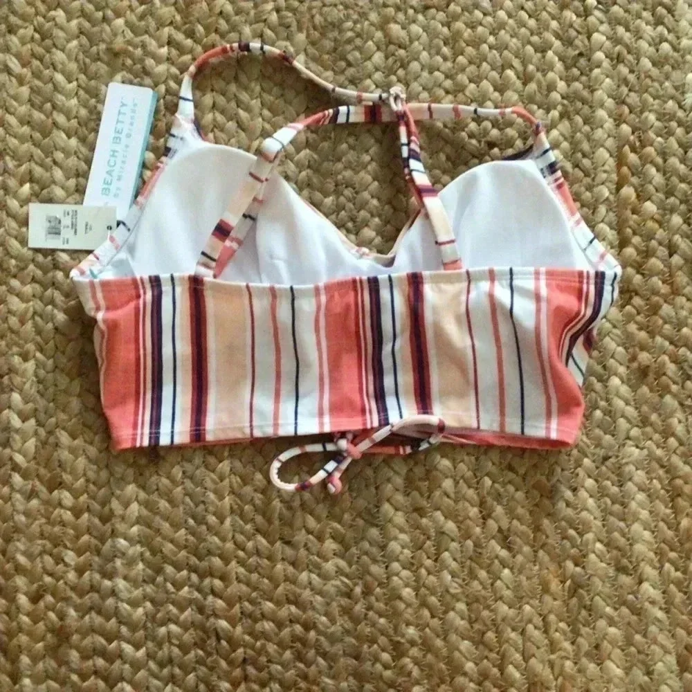 Beach Betty Swim Striped Bikini‎ Top